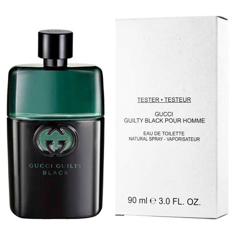 gucci guilty black tester